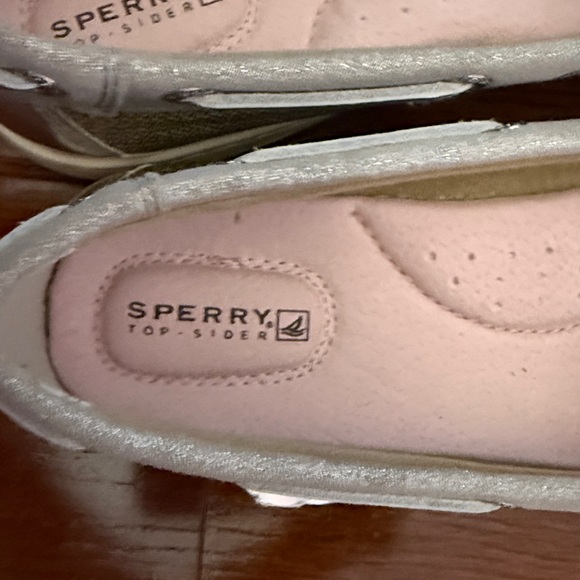 Sperry Light Gray Boat Shoes - Picture 4 of 6